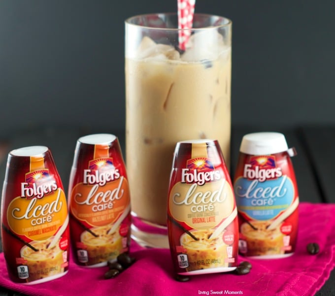 Folgers Iced Café  is a new line of concentrated coffee, sweetener and flavor enhancers all conveniently combined in a portable package. Enjoy it on the go!