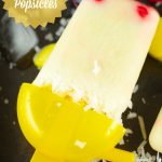 Pina Colada Popsicles - only 4 ingredients needed to make this delicious frozen treat. Enjoy the delicious flavor of your favorite virgin cocktail in a fun way