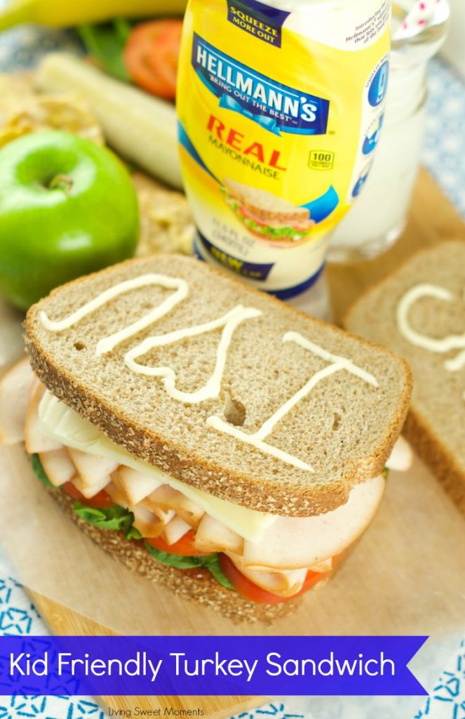 Kid Friendly Turkey Sandwich - Living Sweet Moments