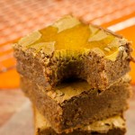 Pumpkin Cheesecake Brownies: this easy and delicious recipe is perfect for fall and winter. Brownies and fudgey with a creamy spiced pumpkin cheesecake top.