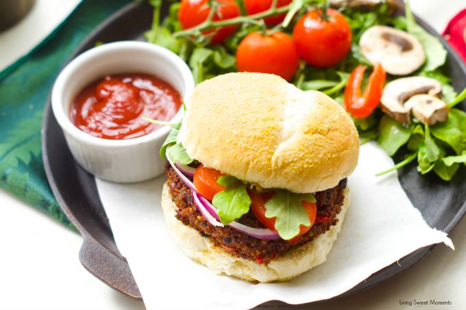 The Ultimate Veggie Burger - These vegan and GF  veggie burgers are so good!. They are a healthy alternative to the original hamburger. Made with quinoa and black beans.