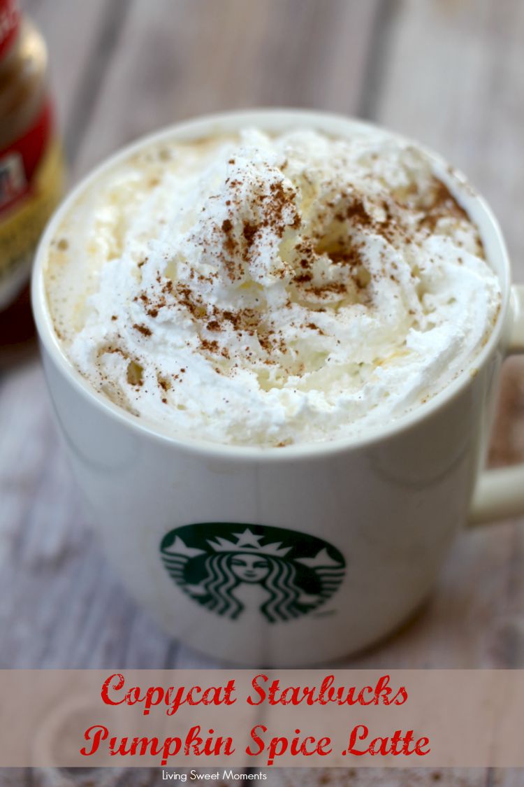 Copycat Starbucks Pumpkin Spice Latte Recipe: Perfect fall drink! Enjoy your favorite Starbucks drink for less money and made with natural ingredients