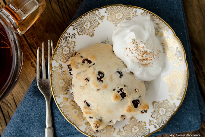 Cranberry Cinnamon Scones - these tender melt in your mouth scones are super easy to make and delicious! Perfect for breakfast, brunch or with tea! Yummy