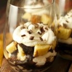 Easy Tiramisu Recipe - this delicious no bake dessert is made in 10 minutes or less and poured onto individual glasses for a fancy look. You will love them!