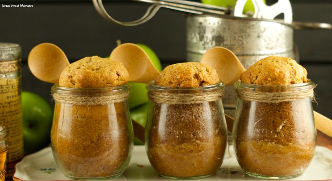 Apple Honey Cake In A Jar: celebrate rosh hashanah with these delicious & moist apple honey cakes in a jar. Give them out as gifts or serve them for dessert