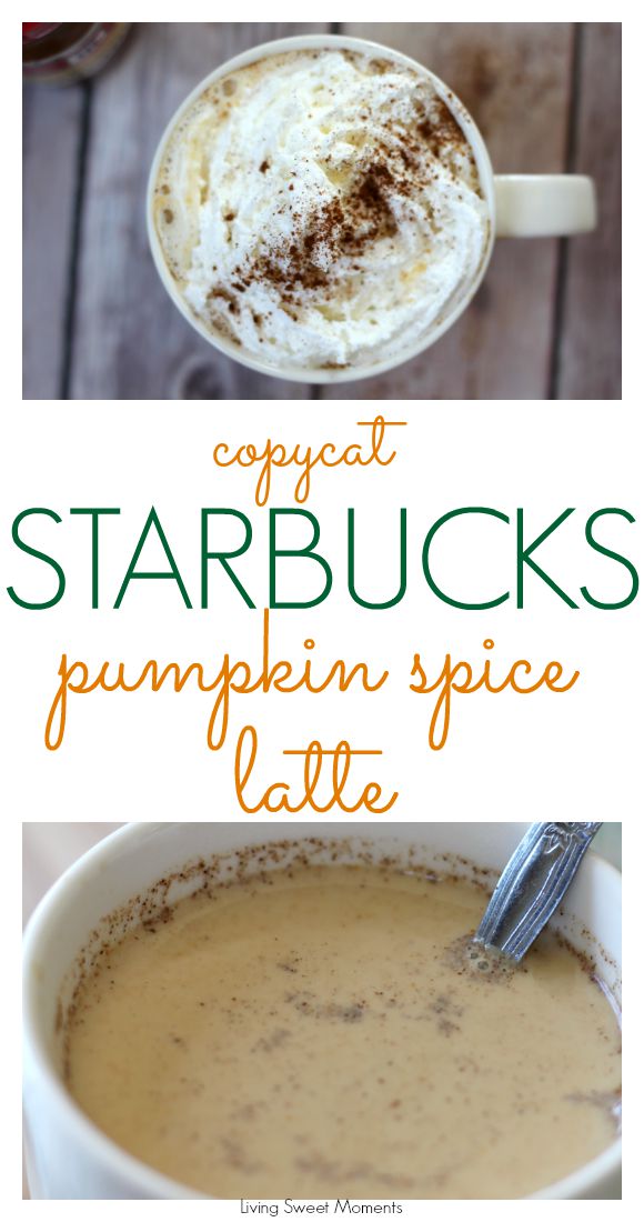 Copycat Starbucks Pumpkin Spice Latte Recipe: Perfect fall drink! Enjoy your favorite Starbucks drink for less money and made with natural ingredients