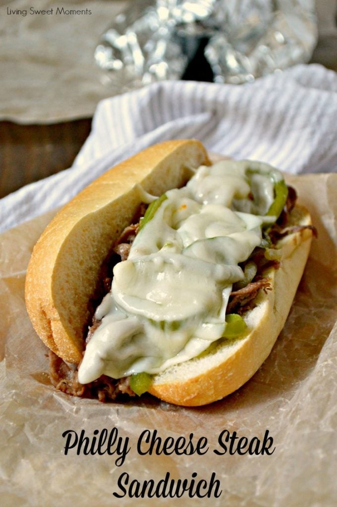 Easy Philly Cheese Steak Sandwich - Living Sweet Moments