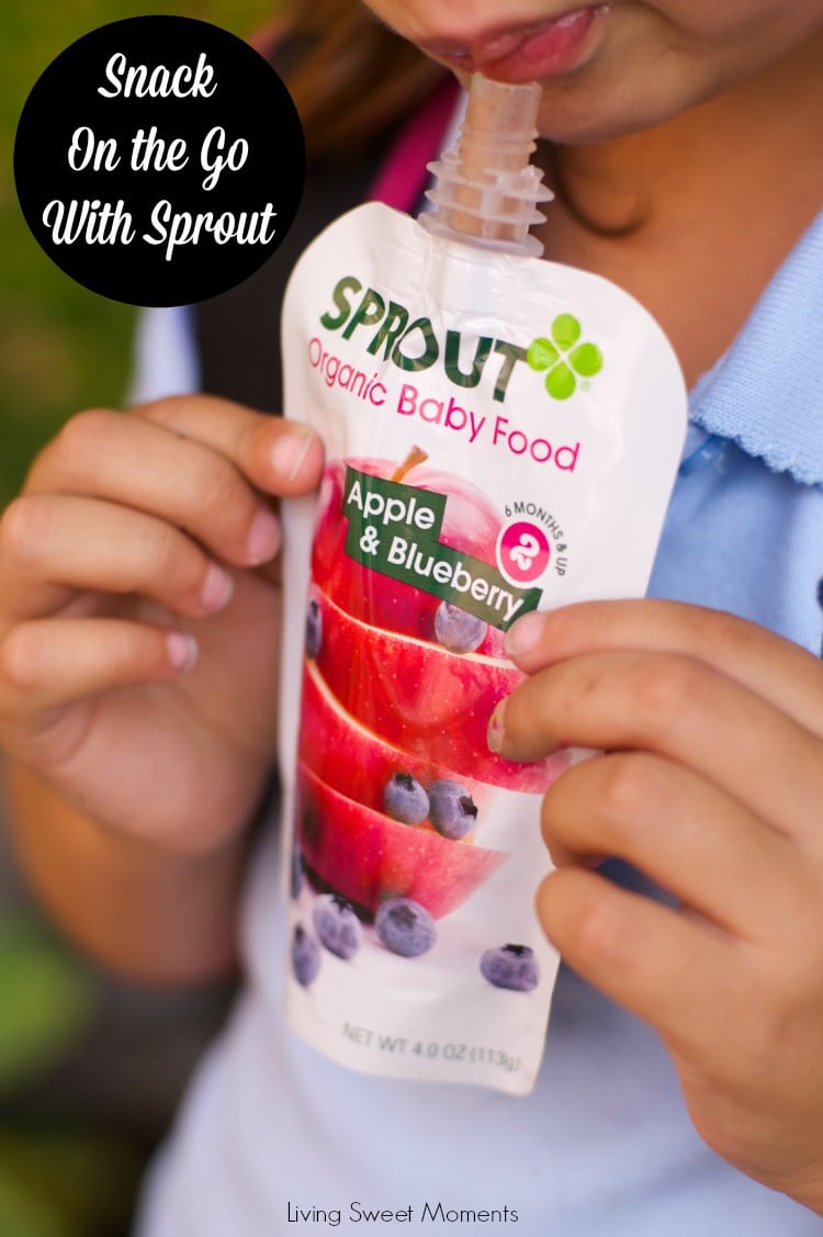 Snack Healthy On The Go With Sprout Organic - Sprout Organic is a non GMO snack that doesn't use acid preservatives and is made with real ingredients. Yum!