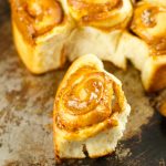 Dulce De Leche Cinnamon Rolls - these homemade cinnamon rolls are made from scratch and filled with delicious dulce de leche. Perfect for brunch or dessert.