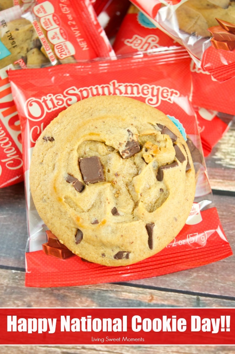 Celebrate National Cookie day with Otis Spunkmeyer's Chocolate Chunk Cookies! They are soft, chewy and full of chocolate. Contains no funky stuff! 