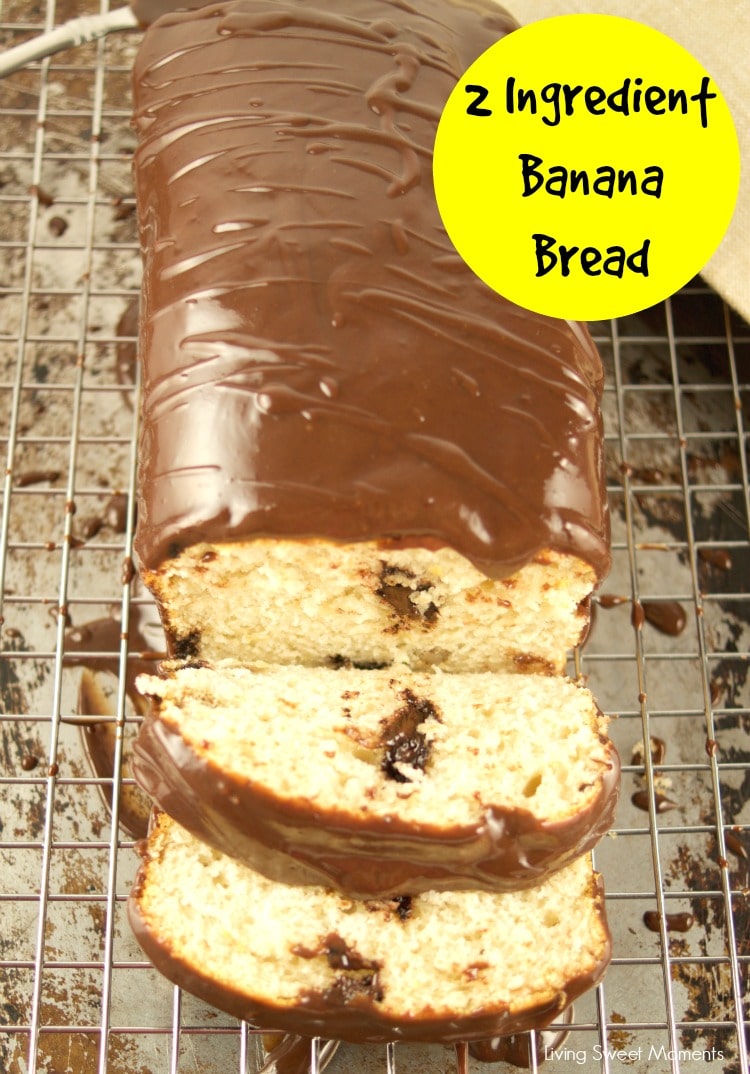 2 ingredient banana bread