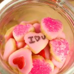 These delicious mini valentine's cookies are made from scratch and topped with a sweet glaze. The perfect DIY valentine's gift idea for kids and adults.