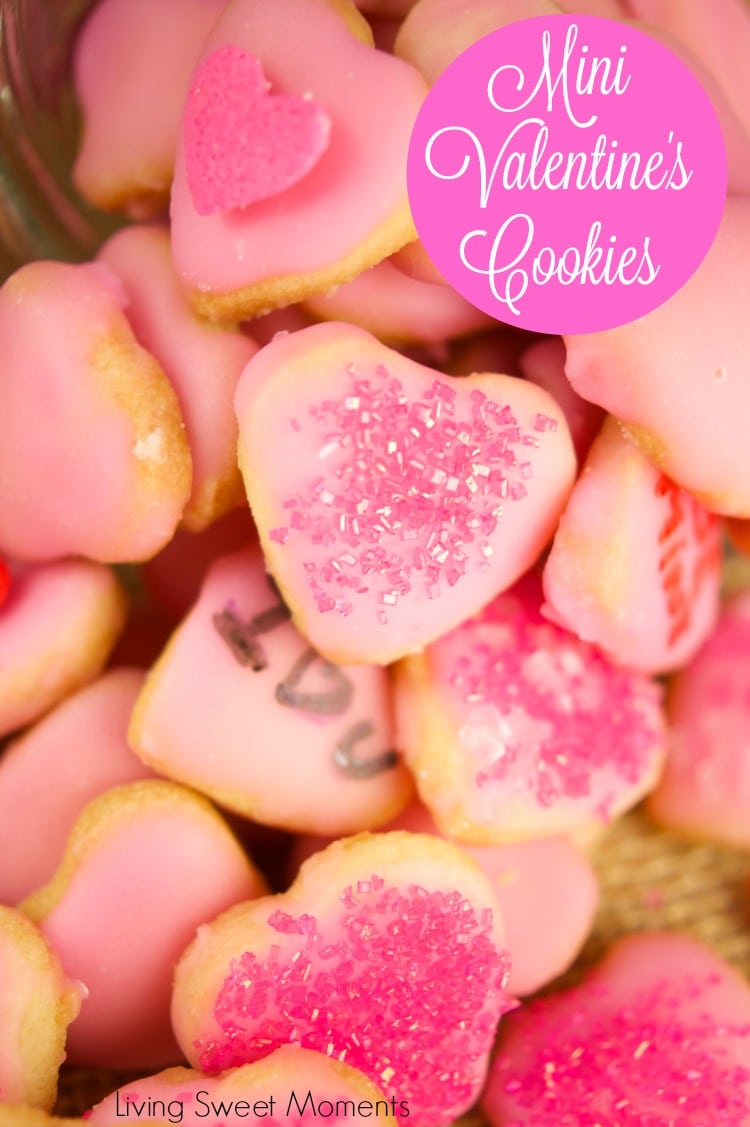 scrumptious mini valentine’s cookies