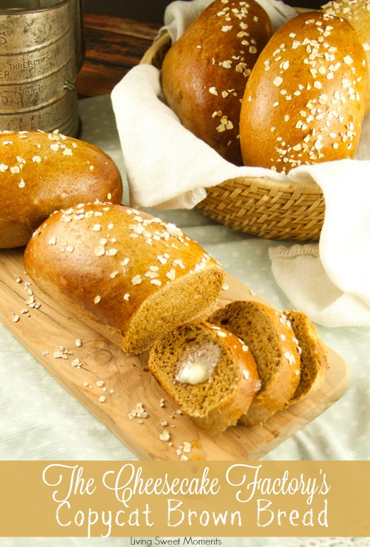 Check out how easy it is to make Copycat Cheesecake Factory Brown Bread with honey and oats. Delicious, soft and just like the real thing. Yum! 