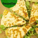 These delicious Turkey Brie Quesadillas have a touch of pear and are perfect for a quick weeknight dinner idea under 10 minutes or as a party appetizer. Yummy!!