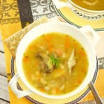 This hearty white Bean And Barley Soup is full of veggies and flavor. Ready in no time, tastes like it's been simmering for hours. Vegetarian dinner idea