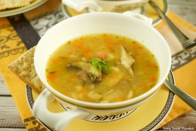 This hearty white Bean And Barley Soup is full of veggies and flavor. Ready in no time, tastes like it's been simmering for hours. Vegetarian dinner idea