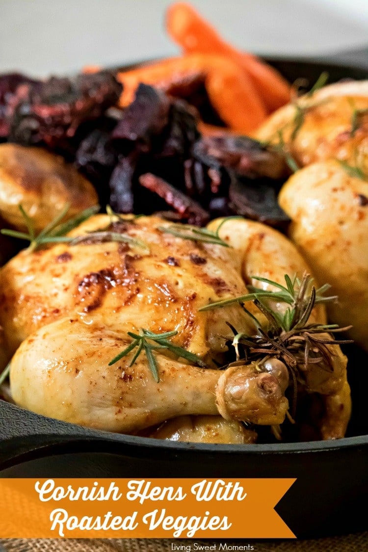 cornish hens with roasted veggies