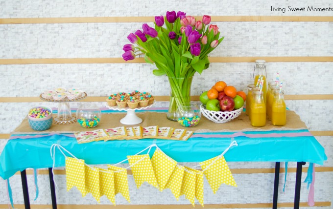 Hosting A Latino Easter Party with easy to make sweets and desserts using a Latino Flair! Decorate with pastel colors and the new Easter M&M's - Yum!