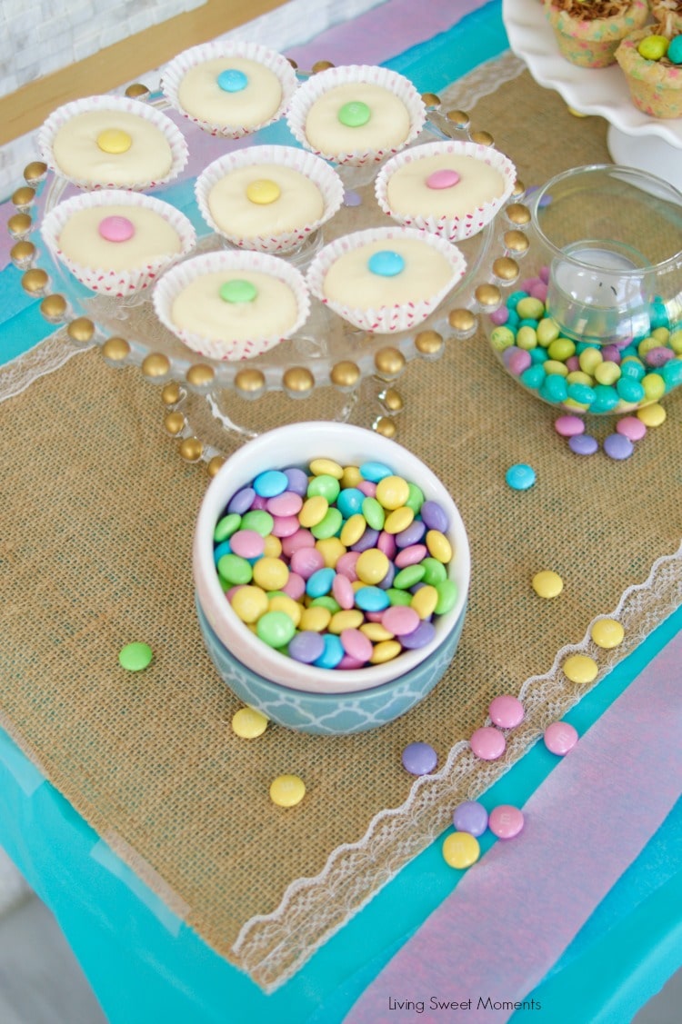 Hosting A Latino Easter Party with easy to make sweets and desserts using a Latino Flair! Decorate with pastel colors and the new Easter M&M's - Yum!