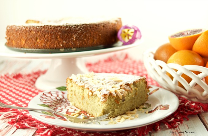 This moist Blood Orange Almond Flourless Cake is delicious and easy to make. The perfect Spring dessert to enjoy with tea and coffee. It's gluten free too. 