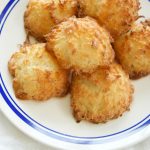 These 3 ingredient coconut macaroons cookies are gluten-free, easy to make and delicious. The perfect dessert for Passover or any other Holiday. Yummy!