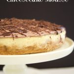 This Horchata Mousse Cheesecake recipe is easy to make, creamy and delicious. It has a Cookie crust, horchata cheesecake, horchata-choco mousse, & ganache.