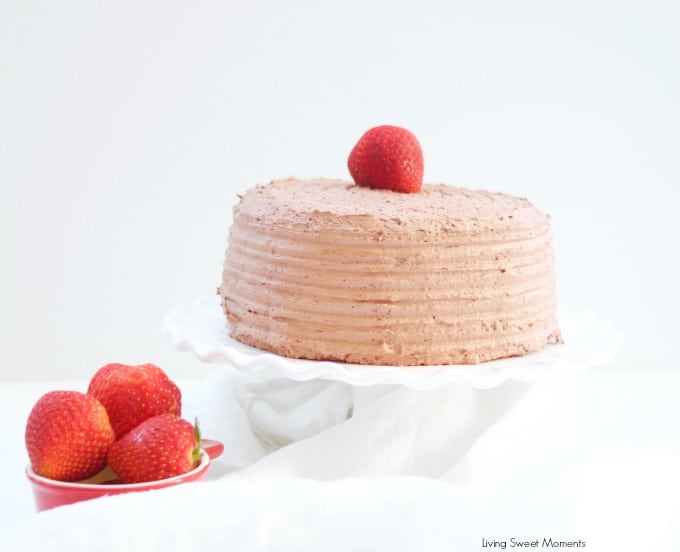 This delicious Diabetic Birthday Cake Recipe has a sugar free vanilla cake with sugar free chocolate frosting. A decadent and tasty dessert for everyone! 