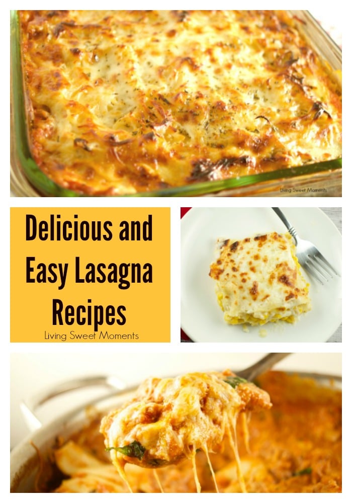 You are going to love all the variations in these Easy Lasagna Recipes