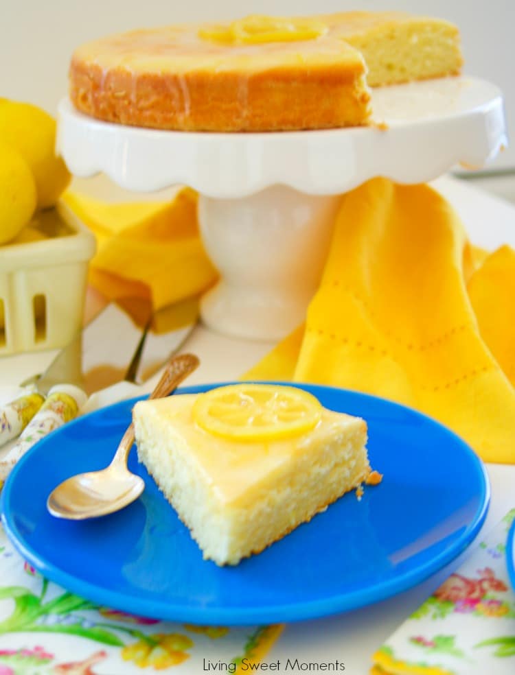 This delicious and tangy Moist Lemon Cake Recipe is easy to make and is perfect for dessert, picnic, and even afternoon tea. Topped with a sweet yummy glaze. 