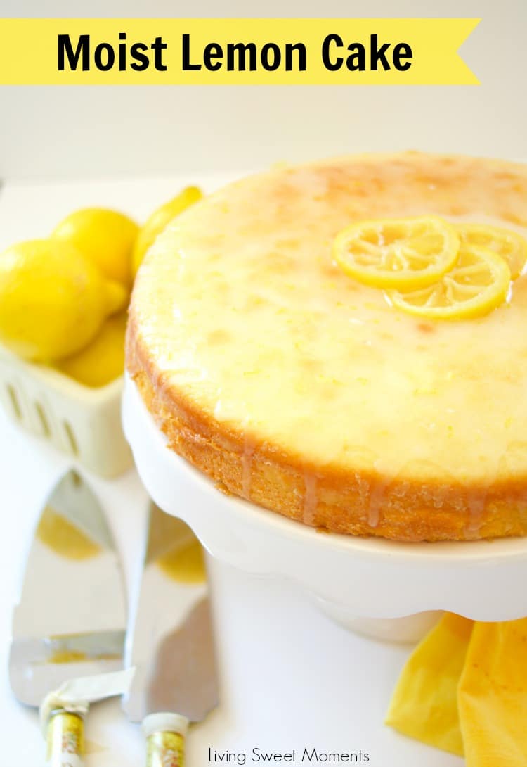 This delicious and tangy Moist Lemon Cake Recipe is easy to make and is perfect for dessert, picnic, and even afternoon tea. Topped with a sweet yummy glaze. 