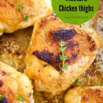 This easy and delicious Maple-Mustard Chicken Thighs recipe is broiled to perfection and made in 15 minutes or less. Perfect for a quick weeknight dinner.