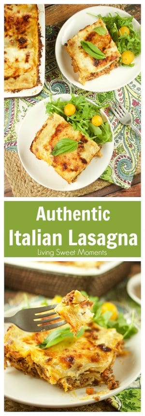 Authentic Italian Lasagna Recipe - Living Sweet Moments