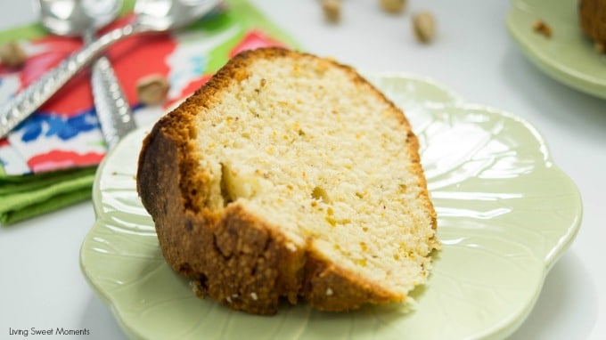 This delicious Pistachio Bundt Cake Recipe is made entirely from scratch and is topped with a sweet vanilla icing. Perfect for dessert, brunch, or anytime!