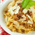 This easy Bolognese Sauce Recipe tastes amazing and is perfect to serve with pasta, lasagna, etc. A truly authentic Italian flavor. Can be frozen too!