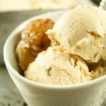 This delicious Chestnut Ice Cream Recipe is made with only 5 ingredients and chunks of real marron glace pieces inside. No ice cream machine required! Yummy