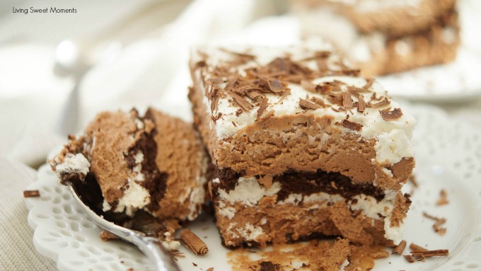 This scrumptious no-bake Chocolate Lasagna Recipe is made from scratch using mascarpone cream and real chocolate. Super easy to make and delish!