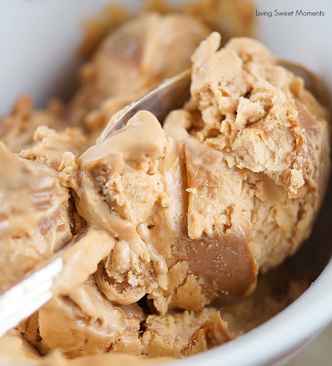 This easy Dulce de Leche Ice Cream recipe has only 2 ingredients and no ice cream maker needed! The perfect delicious and refreshing summer dessert.