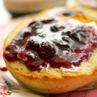 This delicious Blueberry Jam Recipe requires only 3 ingredients and is super easy to make and can. Use it as a spread or as a filling for pies or cookies.