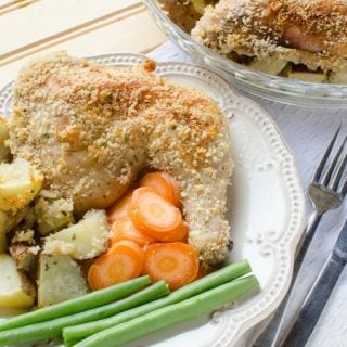 Ranch Potatoes And Chicken Sheet Pan Dinner - This delicious crispy chicken dinner recipe only requires one pan and is ready in 45 minutes or less.