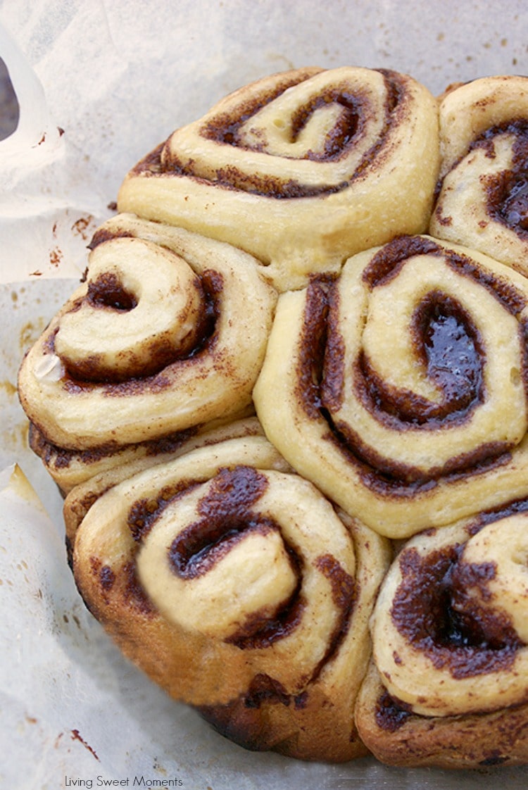 These fluffy Slow Cooker Cinnamon Rolls are made from scratch & baked right in the crockpot. Topped with a sweet vanilla icing. Ideal for breakfast & brunch
