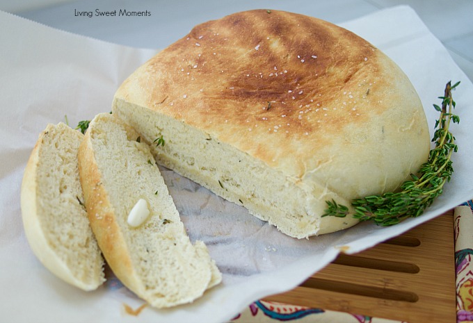 This soft Crock Pot Bread Recipe is super easy to make and does not require any rising time. Perfect for toast, sandwiches, a side for dinner and more. 