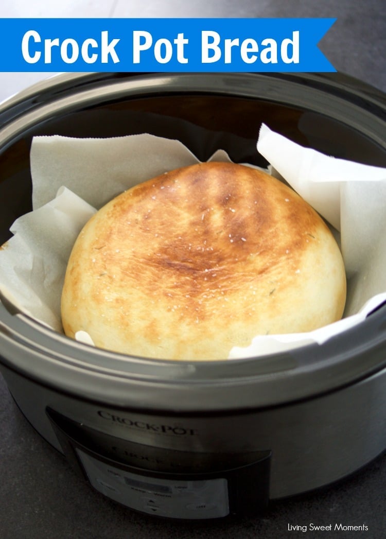 This soft Crock Pot Bread Recipe is super easy to make and does not require any rising time. Perfect for toast, sandwiches, a side for dinner and more. 