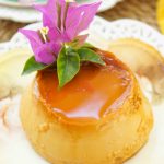 Microwave Flan - This delicious and creamy dulce de leche flan recipe is baked in the microwave for only 2 minutes. The perfect gluten free quick dessert!