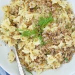 This delicious Kasha Varnishkes recipe is super easy to make and will definitely make your bubbe proud. The perfect side dish to any Jewish meal or Holiday.