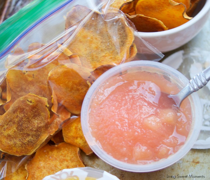 These crunchy Baked Sweet Potato Chips are oven baked to perfection and are great to snack on the go, especially in the lunchbox. It is also an easy recipe. 