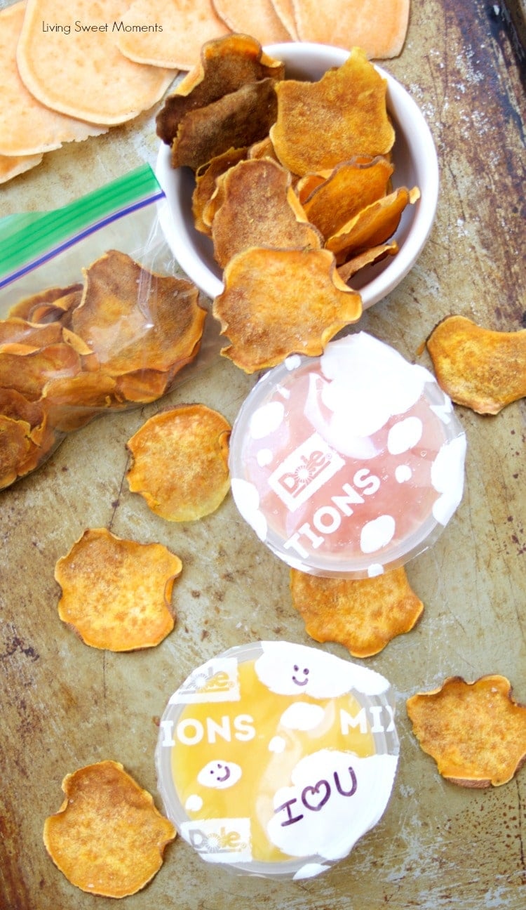 These crunchy Baked Sweet Potato Chips are oven baked to perfection and are great to snack on the go, especially in the lunchbox. It is also an easy recipe. 