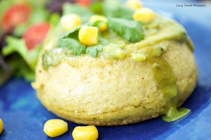 This creamy plantain corn sformato recipe (Italian custard), is the perfect vegetarian entree or appetizer recipe for any occasion. 