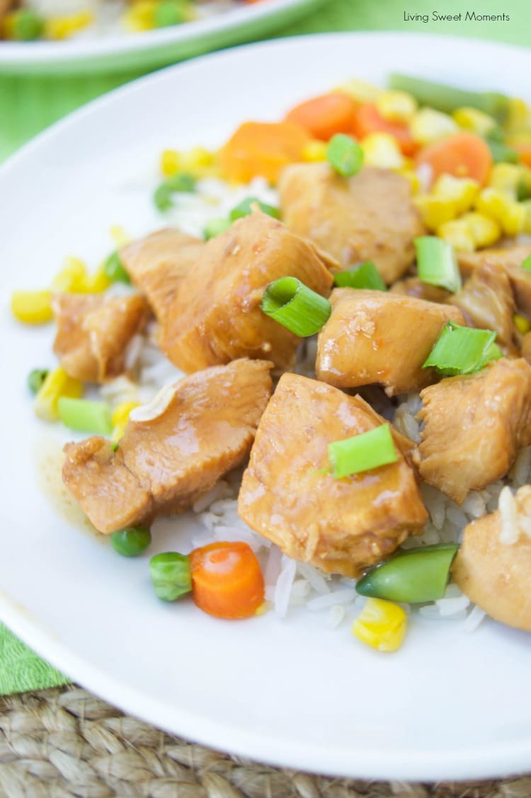 Instant Pot Orange Chicken - this delicious instant pot chicken recipe is ready in 15 minutes or less and is perfect for a quick weeknight dinner idea.