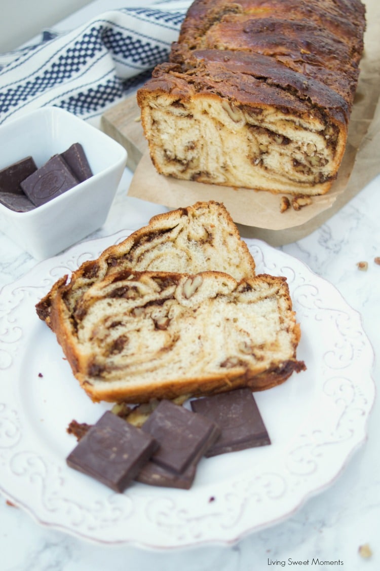 This moist butterscotch Chocolate Babka recipe is soft, delicious, and has a crunchy addition of pecans. Enjoy this babka for breakfast, brunch or dessert.